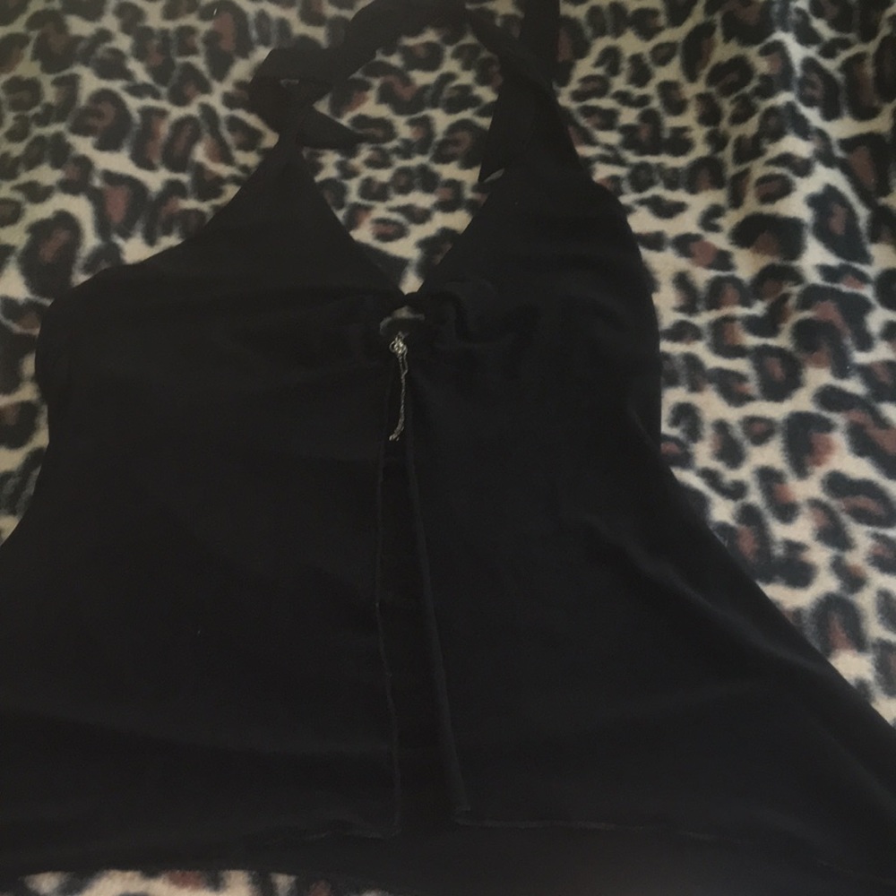 Twenty one Black  Belly Opened Top